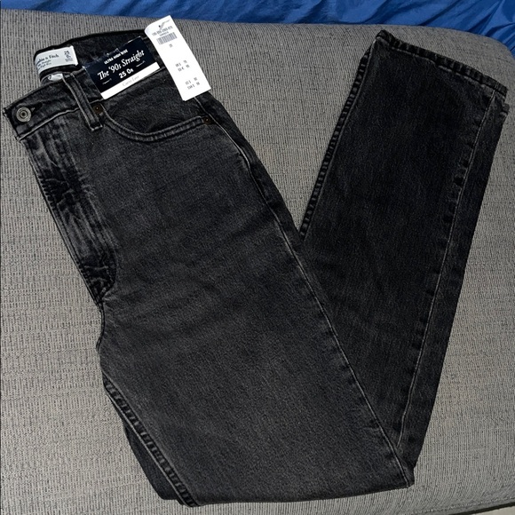 Abercrombie & Fitch The 90s Straight Ultra High Rise - Picture 1 of 7